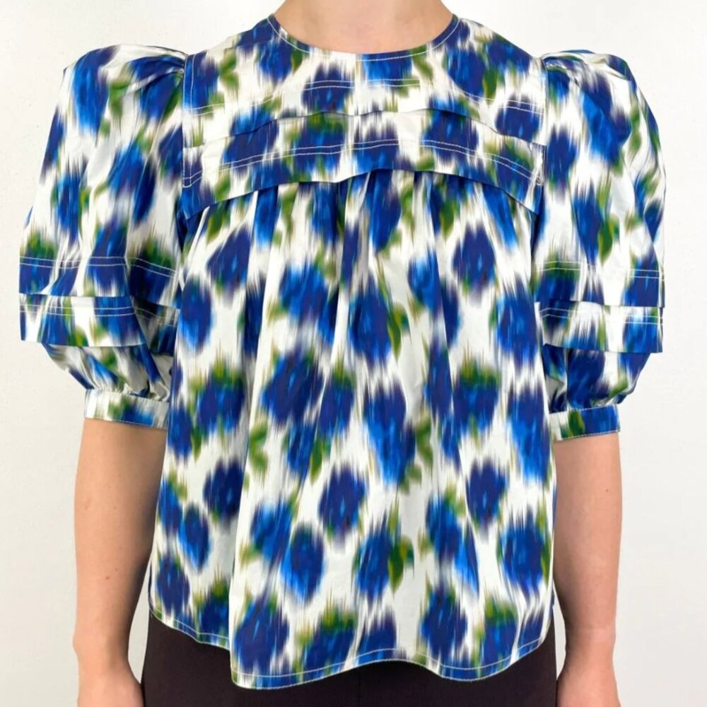 Hunter Bell Lydia Blouse in Ikat